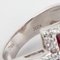 Gold Ring with Rubies and Diamonds., 2000s, Image 7