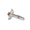 Ring in White 18k Gold with Diamonds. Marbella., 2000s, Image 4