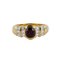 Moraglione Gold Ring with Ruby and Diamonds., 2000s, Image 3