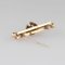 Russian Gold Brooch Horseshoe. moscow.1880-1889, Image 3