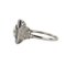 Platinum Ring with Diamonds and Sapphires., 2000s 4
