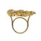 Gold 18k Ring with Seventy-Seven Diamonds and Five Emeralds., 2000s, Image 5
