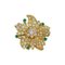 Gold 18k Ring with Seventy-Seven Diamonds and Five Emeralds., 2000s, Image 2