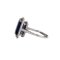 18k Gold Ring with Diamonds and Natural Sapphire 7.76 Carats., 2000s, Image 4