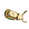 Giorgio Visconti. 18k Gold Pendant and Earrings with Emeralds and Diamonds., 2000s, Image 7