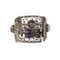 Silbernes Armband mit Amethysten im Cabochonschliff. 3