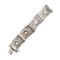 Silbernes Armband mit Amethysten im Cabochonschliff. 6