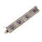Silbernes Armband mit Amethysten im Cabochonschliff. 5