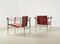 Poltrone Lc1 di Le Corbusier per Cassina, anni '80, set di 2, Immagine 5