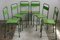 Metal Bistro Chairs, 1950s, Set of 6, Image 1
