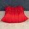 Roter Togo Fußhocker aus dem 21. Jahrhundert von Michel Ducaroy für Ligne Roset, 2000 17