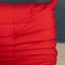 Rotes Togo Ecksofa, 21. Jh. von Michel Ducaroy für Ligne Roset France 15