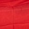 21st Century Red Togo Two Seater Sofa by Michel Ducaroy for Ligne Roset, Image 3