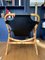 Fauteuil en Bambou et Cuir, 1960s 5