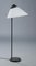 Graubraune Vintage Opala Stehlampe von Hans J. Wegner für Louis Poulsen 7