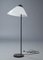 Graubraune Vintage Opala Stehlampe von Hans J. Wegner für Louis Poulsen 2