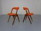 Set of Teak & Hallingdal 65 Sonja Chairs by Johannes Andersen for Vamo Mobelfabrik, Denmark, 1960s 5