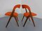 Set of Teak & Hallingdal 65 Sonja Chairs by Johannes Andersen for Vamo Mobelfabrik, Denmark, 1960s 10