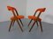 Set of Teak & Hallingdal 65 Sonja Chairs by Johannes Andersen for Vamo Mobelfabrik, Denmark, 1960s 3