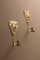 Applique Mid-Century in ottone, Svezia, set di 2, Immagine 1