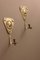 Applique Mid-Century in ottone, Svezia, set di 2, Immagine 4