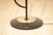 Mid-Century French Double-Stemmed Glass & Brass Floor Lamp from Maison Arlus 2