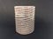 Vaso cilindrico in vetro soffiato con coperchio di Barovier & Toso, anni '80, Immagine 1