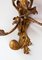Large Italian Gilt Metal Sconce with 5 Arms, 1920s 8