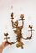 Large Italian Gilt Metal Sconce with 5 Arms, 1920s 6