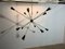 Vintage Space Age Sputnik Deckenlampe von Stilnovo, 1950er 6