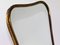 Mirror with Brass Frame, 1950s, Image 3