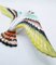 Large Ceramic Majolica Wall Bird 10