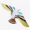 Large Ceramic Majolica Wall Bird 1