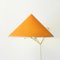Große Wandlampe mit Original Lampenschirm Rupert Nikoll zugeschrieben, 1950er 10