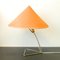 Große Wandlampe mit Original Lampenschirm Rupert Nikoll zugeschrieben, 1950er 4