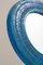 Vintage Mirror with Blue Rimini Frame for Aldo Londi for Bitossi, Italy, 1960s, Image 3