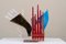 Skulptur aus farbigem Methacrylat, Spanien, 1980 2