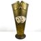 Vintage Italian Hammered Brass Umbrella Stand, 1930s 1