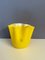 Vaso Fazzoletto giallo in vetro di Murano di Fulvio Bianconi per Venini, anni '50, Immagine 1