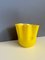 Vaso Fazzoletto giallo in vetro di Murano di Fulvio Bianconi per Venini, anni '50, Immagine 3