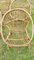 Shell Rattan Sessel, 1960er, 4 . Set 3
