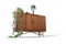 Danish Cabinet in Teak and Oak, 1960s, Image 2
