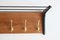 Brass and Teak Boomerang Coat Rack with Tile attributed to Alfred Hendrickx for Belform, Belgium, 1950s 3