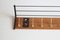 Brass and Teak Boomerang Coat Rack with Tile attributed to Alfred Hendrickx for Belform, Belgium, 1950s 5