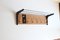 Brass and Teak Boomerang Coat Rack with Tile attributed to Alfred Hendrickx for Belform, Belgium, 1950s 10