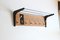 Brass and Teak Boomerang Coat Rack with Tile attributed to Alfred Hendrickx for Belform, Belgium, 1950s 11