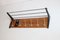 Brass and Teak Boomerang Coat Rack with Tile attributed to Alfred Hendrickx for Belform, Belgium, 1950s 12