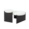 Alwa One Big 5501WB Side Table with White Top and Black Base by Sebastian Herkner for Pulpo, Image 2