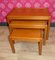 Tables Gigognes Vintage, Set de 3 4