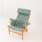 Sillón Pernilla de tapicería de lana azul de Bruno Mathsson, años 60, Imagen 11